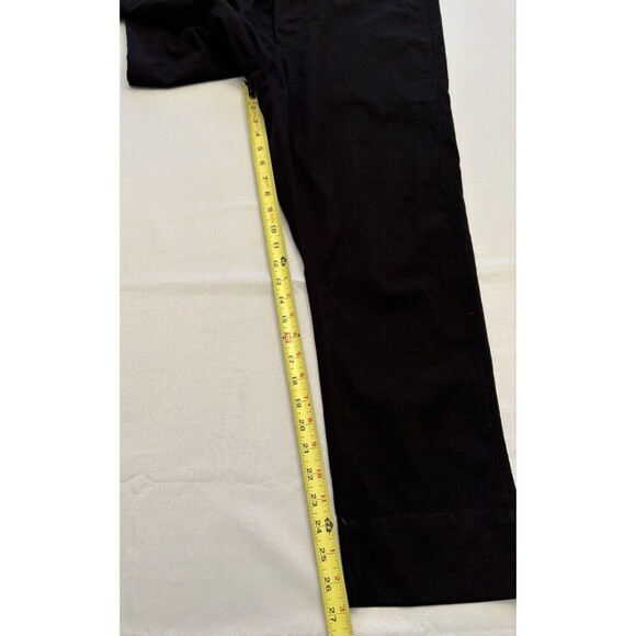 OCEAN+MAIN Black Straight Leg Pants Women Small/Med Drawstring Cotton Casual - Picture 8 of 11